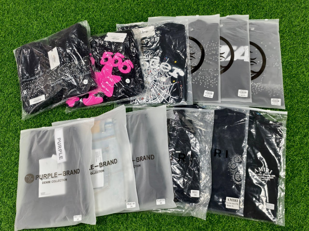 Sp5der X Amiri X Purple X Hellstar bundle